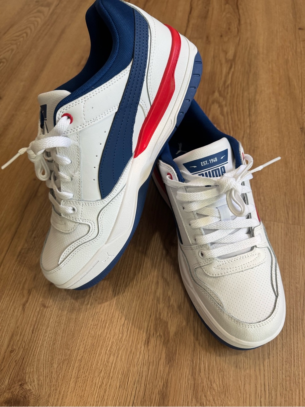 PUMA
Men's Blue Rebound Retro Sneaker Sz:10